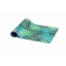 Коврик для йоги из искусственной замши INEX Suede Yoga Mat, Tropical Palm Leaf 70
